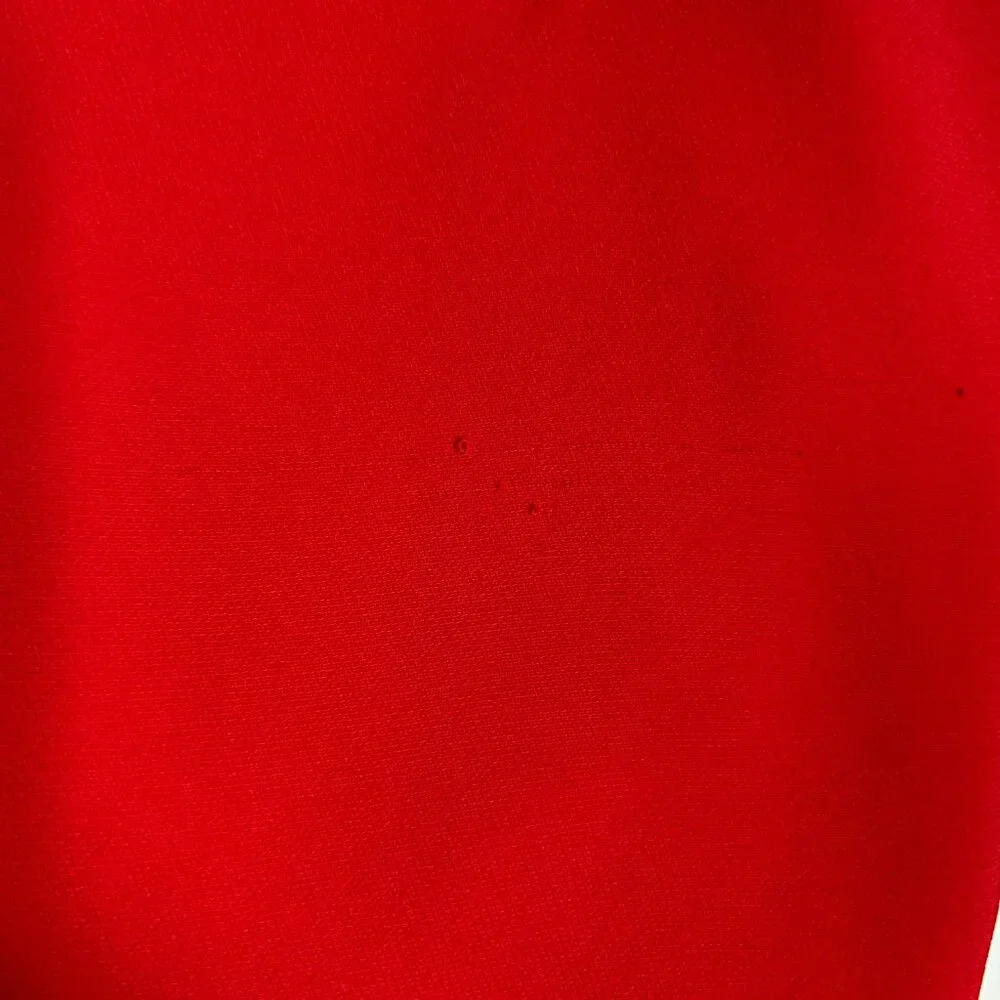 Amanda Uprichard Madison Jumpsuit Red Spaghetti Strap Romper Pantsuit Size P - Picture 15 of 16